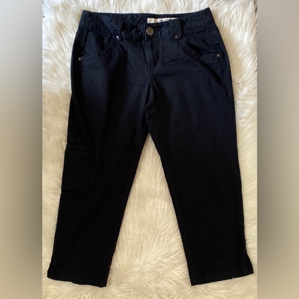 DKNY Jeans Black Capris